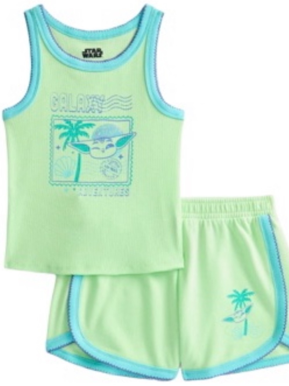 Girls 10/12 Star Wars Tank Shorts Set
